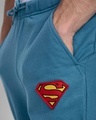 Shop Superman Logo Casual Badge Jogger Pants