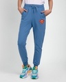 Shop Superman Logo Casual Badge Jogger Pants (SL)-Front