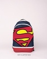 Shop Superman Logo Small Backpack-Front