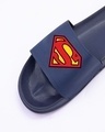 Shop Superman Men's Printed Lightweight Sliders-Design