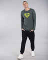 Shop Superman Neon Full Sleeve T-Shirt (SML)-Design