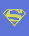 Shop Superman Neon Half Sleeve T-Shirt (SML)