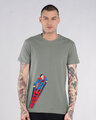 Shop Superman Speed Half Sleeve T-Shirt (SL)-Front