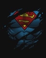 Shop Superman Torn Full Sleeve T-Shirt (SML)-Full