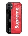 Shop Supreme Ticket Premium Glass Case for Apple iPhone 12 Mini (Shock Proof, Scratch Resistant)-Front