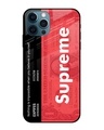 Shop Supreme Ticket Premium Glass Case for Apple iPhone 12 Pro Max (Shock Proof, Scratch Resistant)-Front