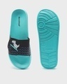 Shop Women's Blue Surf Dinosaur Lightweight Adjustable Sliders-Design