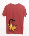 Shop Surprised Pluto Half Sleeve T-Shirt (DL)-Front