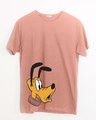 Shop Surprised Pluto Half Sleeve T-Shirt (DL)-Front