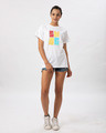 Shop Swag Colourful Boyfriend T-Shirt-Full