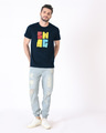 Shop Swag Colourful Half Sleeve T-Shirt