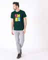 Shop Swag Colourful Half Sleeve T-Shirt