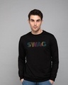 Shop Swag Gradient Fleece Light Sweatshirts-Front