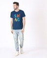 Shop Swag Typography Half Sleeve T-Shirt