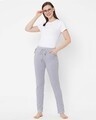 Shop Grey Solid Pyjamas-Full