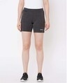 Shop Charcoal Solid Shorts-Front