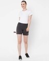 Shop Charcoal Solid Shorts-Design