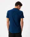 Shop Sydney Blue Mandarin Collar Pique Shirt-Design
