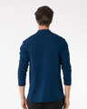 Shop Sydney Blue Zip Henley Full Sleeve Pique T-Shirt-Design