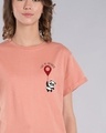 Shop Take Me Anywhere Panda Boyfriend T-Shirt-Front