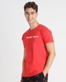 Shop Men's Red Talent Inside Typography T-shirt-Design