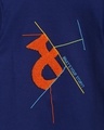 Shop Boys Blue Embroidered T-shirt-Design