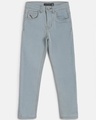 Shop Boys Blue Slim Fit Jeans-Front