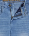 Shop Boys Blue Washed Slim Fit Jeans-Design