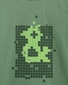 Shop Boys Olive Graphic Printed T-shirt-Design