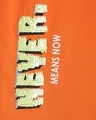 Shop Boys Orange Embellished T-shirt-Design