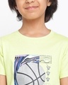 Shop Boys Neon Green Graphic Printed T-shirt