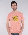 Shop Talking To Simba Half Sleeve T-Shirt (DL)-Front
