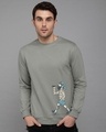 Shop Talli Boy Printed Fleece Light Sweatshirt-Front