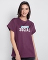 Shop Tape Social Boyfriend T-Shirt-Front