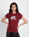 Shop Tape Social Half Sleeve T-Shirt-Front