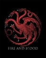 Shop Targaryen Fire And Blood Full Sleeve T-Shirt (GTL)-Full