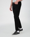 Shop Taupe Black Pants-Design