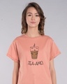 Shop Tea-amo Boyfriend T-Shirt-Front