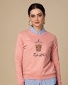 Shop Tea-amo Fleece Light Sweatshirt-Front