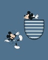 Shop Teasing Mickey Round Neck 3/4th Sleeve T-Shirt (DL)