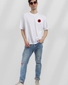 Shop Men's White Itachi Graphic Printed Oversized T-shirt-Design