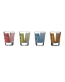 Shop Pack of 4 Telugu Counting Shot Glass-Design