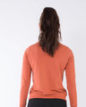 Shop Terracota Orange Crew Neck Sweatshirt-Design