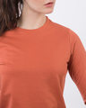 Shop Terracota Orange Crew Neck Sweatshirt