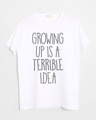 Shop Terrible Idea Half Sleeve T-Shirt-Front
