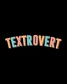 Shop Textrovert Boyfriend T-Shirt Black