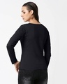 Shop Textrovert Full Sleeves T Shirt Black-Design