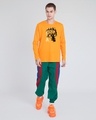Shop Thanos Gauntlet Full Sleeve T-Shirt  (AVL) Neon Orange-Design