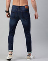 Shop Blue Eddie Spray On Tapered Slimfit Jeans-Design