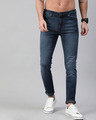 Shop Blue Joe Knitted Tapered Slim Fit Jeans-Front